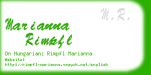 marianna rimpfl business card